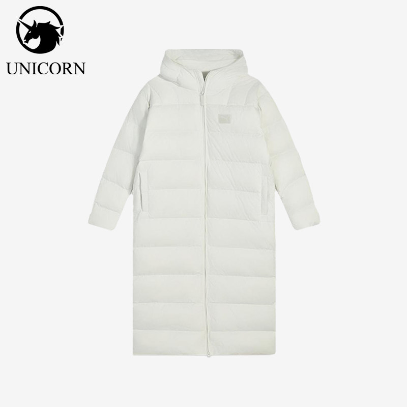 Puma/彪马正品FW25LONGHOODEDDOWNCOAT白色经典羽绒服693573-05
