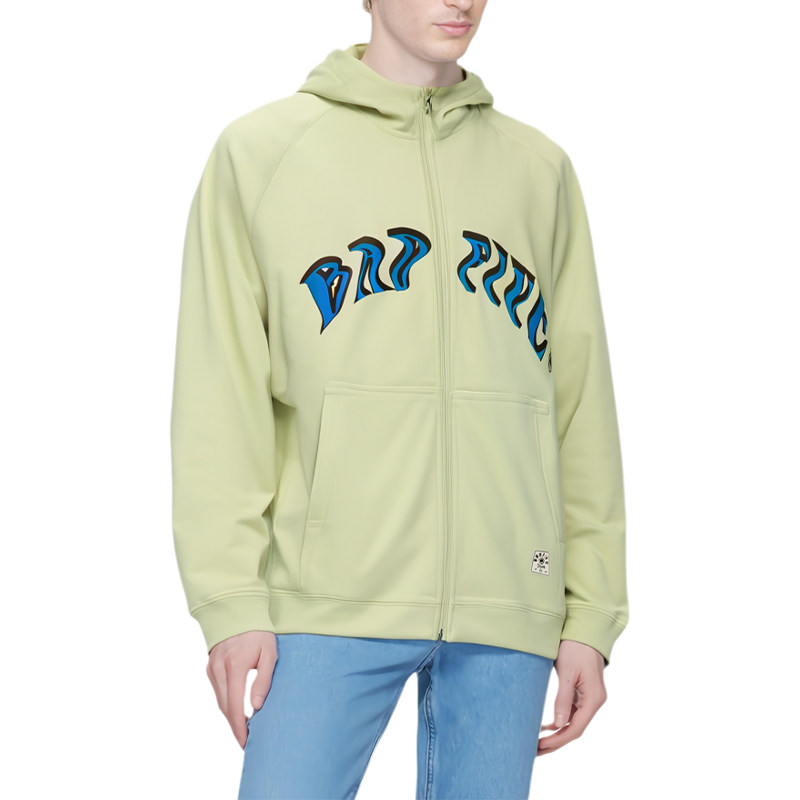 李宁正品反伍BADFIVE男子时尚休闲宽松运动连帽针织外套AWDU095-2