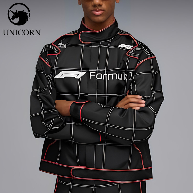 Puma/彪马正品F1赛车夹克新款男黑红色街头经典夹克外套632988-01