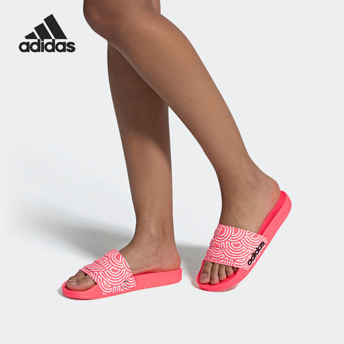 Adidas/阿迪达斯正品当季新款女子运动舒适休闲凉拖鞋FX1199