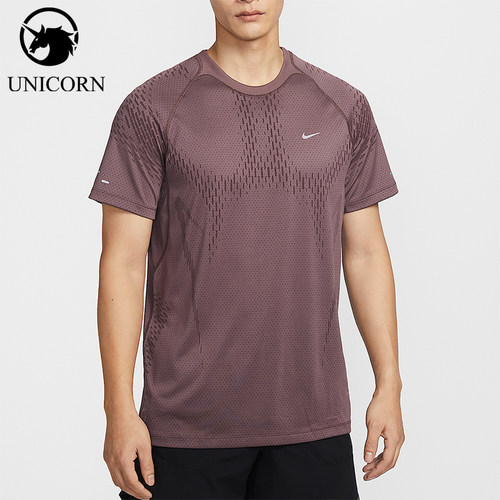 Nike/耐克正品Dri-FIT男士柔软跑步经典训练短袖T恤IF2089-503