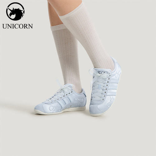 Adidas/阿迪达斯正品三叶草女士薄底时尚经典轻便休闲鞋HQ5199