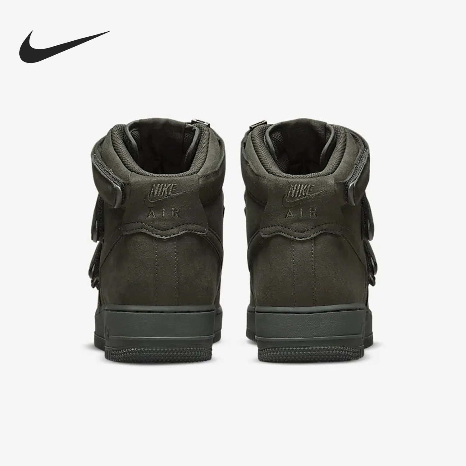 Nike/耐克正品Air Force 1男女魔术贴高帮运动板鞋DM7926-300