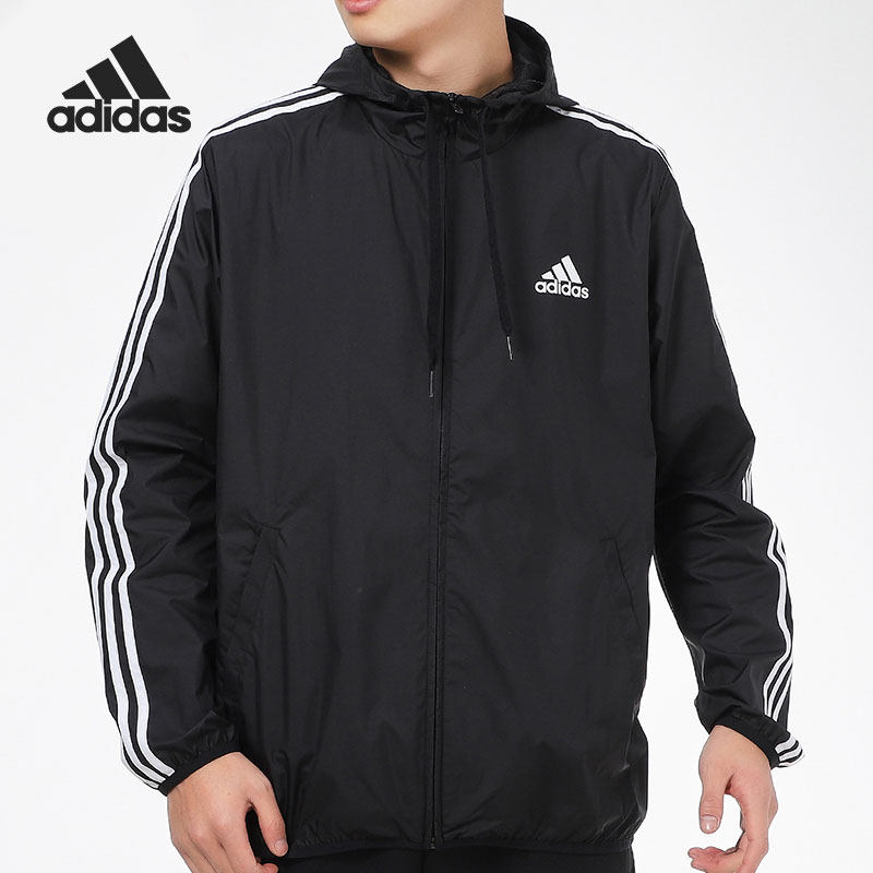 Adidas/阿迪达斯官方正品新款男子梭织休闲舒适夹克外套GK9026