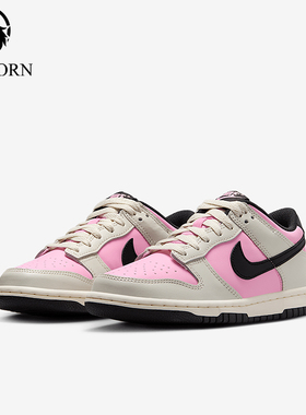 Nike/耐克正品Dunk Low GS女子大童复古系带板鞋FB9109-601