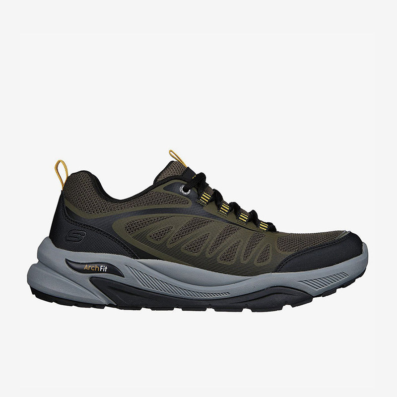 Skechers/斯凯奇正品冬季男士透气低帮耐磨户外登山运动鞋