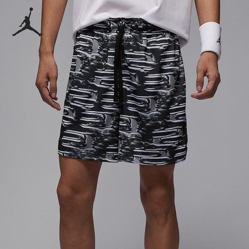 Nike/耐克正品JORDAN男士运动网眼印花透气短裤HQ8668-010