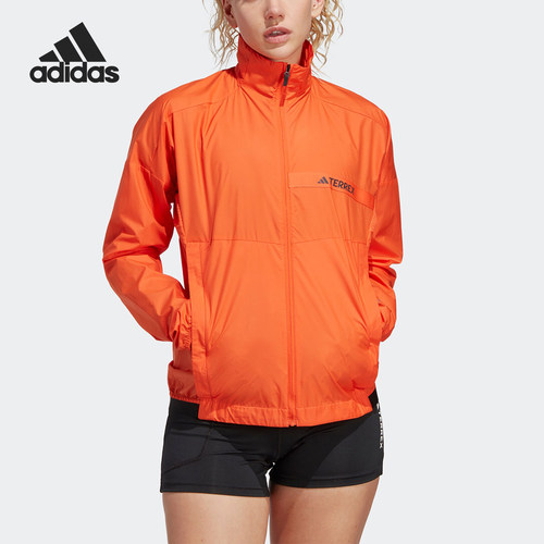 Adidas/阿迪达斯官方正品新款女士立领防晒户外运动外套HZ4237