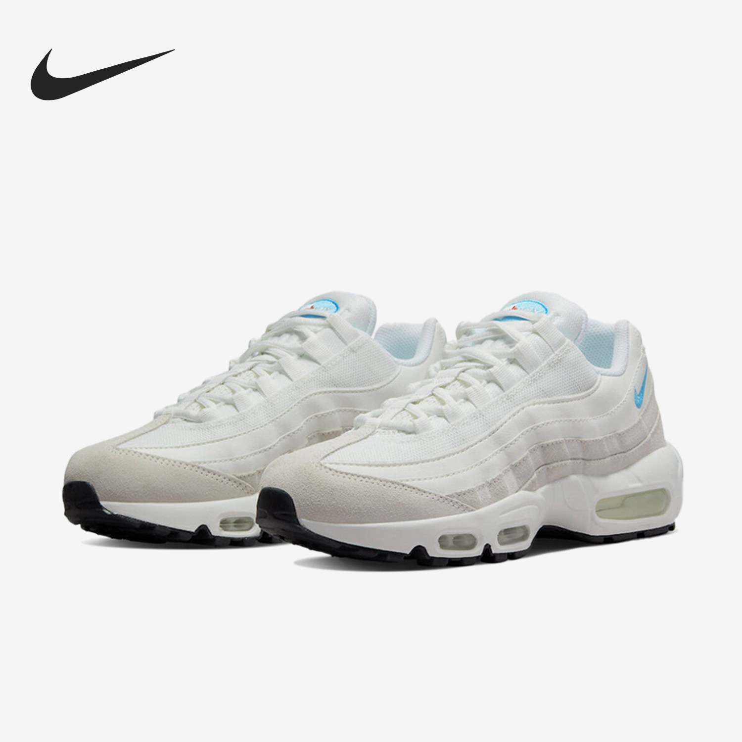 Nike耐克正品Air Max 95女全掌气垫减震耐磨低帮跑步鞋DJ9981-100