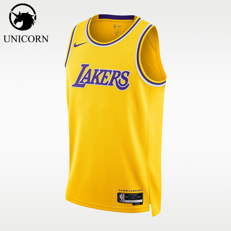 Nike/耐克正品NBASwingman新款男黄紫色经典篮球背心DN2140-728