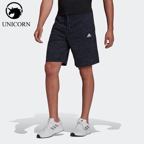 Adidas/阿迪达斯正品夏季男士休闲日常居家亲肤运动短裤IB7049