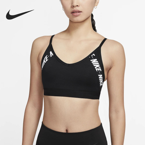 Nike/耐克正品新款女士字母印花低强度运动内衣CJ0560-010