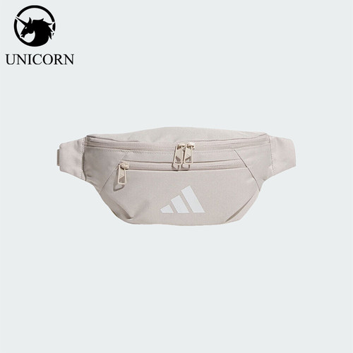 Adidas/阿迪达斯正品2025年夏季男女运动便携收纳腰包JM7156