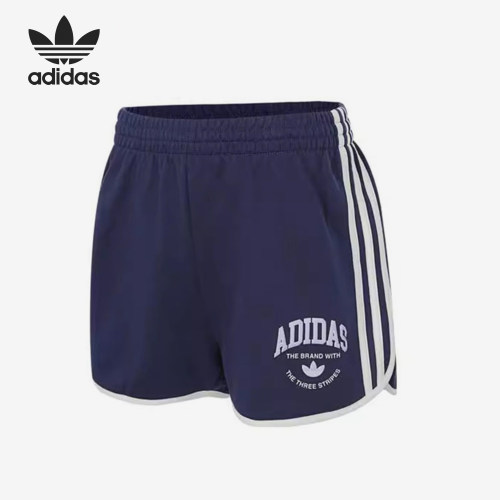 Adidas/阿迪达斯官方正品三叶草女士复古针织运动休闲短裤JH1224