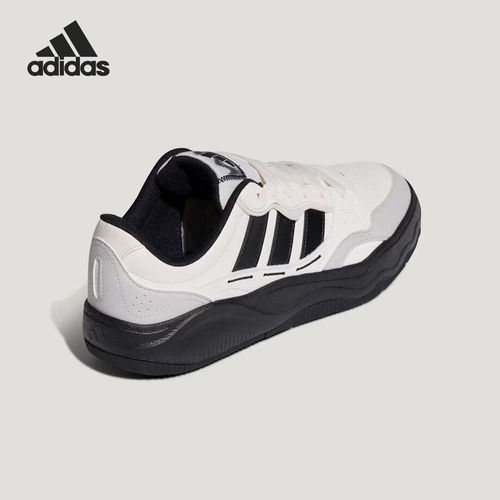 Adidas/阿迪达斯正品LITE SHUFFLE男女低帮经典系带板鞋KH9022