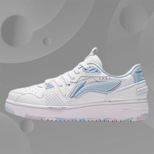 正品 李宁 春季款女子 经典舒适 休闲运动板鞋 AGCS084-3