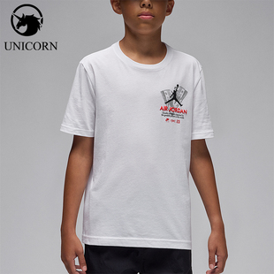 T恤IO2686 Nike 大童轻透休闲日常短袖 JORDAN春季 100 耐克正品