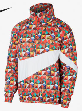 Nike/耐克正品大钩 LOGO印花梭织轻盈男子夹克外套CI7690-100