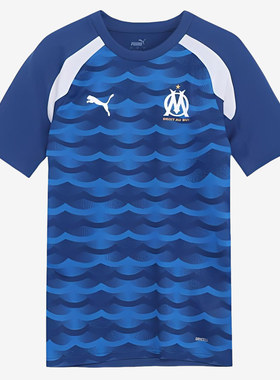 PUMA彪马正品男款Olym pique Marseille 2023-24短袖T恤771898-02