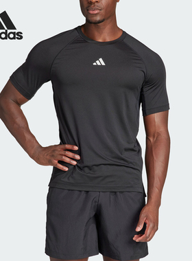 Adidas/阿迪达斯正品GYM+ TEE男士运动健身短袖圆领T恤IP2310