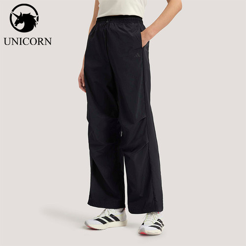 Adidas/阿迪达斯官方正品2026女士凉感宽松运动休闲伞裤KS5319
