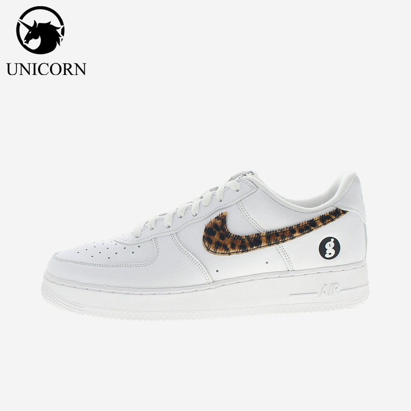 Nike/耐克正品AirForce1Low新款白豹纹色经典休闲板鞋IM3483-100