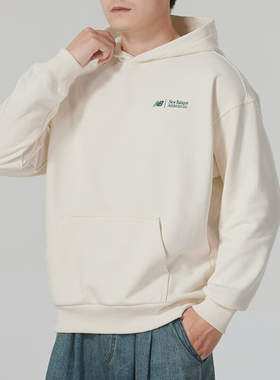 New Balance/NB正品新款男子时尚简约连帽卫衣套头衫AMT44321-CIC
