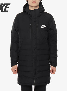 Nike/耐克正品 NSW DOWN FILL 男子中长款连帽保暖羽绒服AJ7949