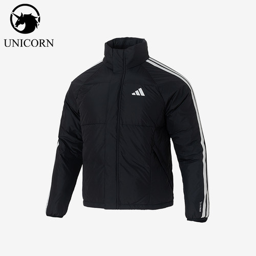 Adidas/阿迪达斯官方正品2025男士保暖立领休闲运动羽绒服KC2487
