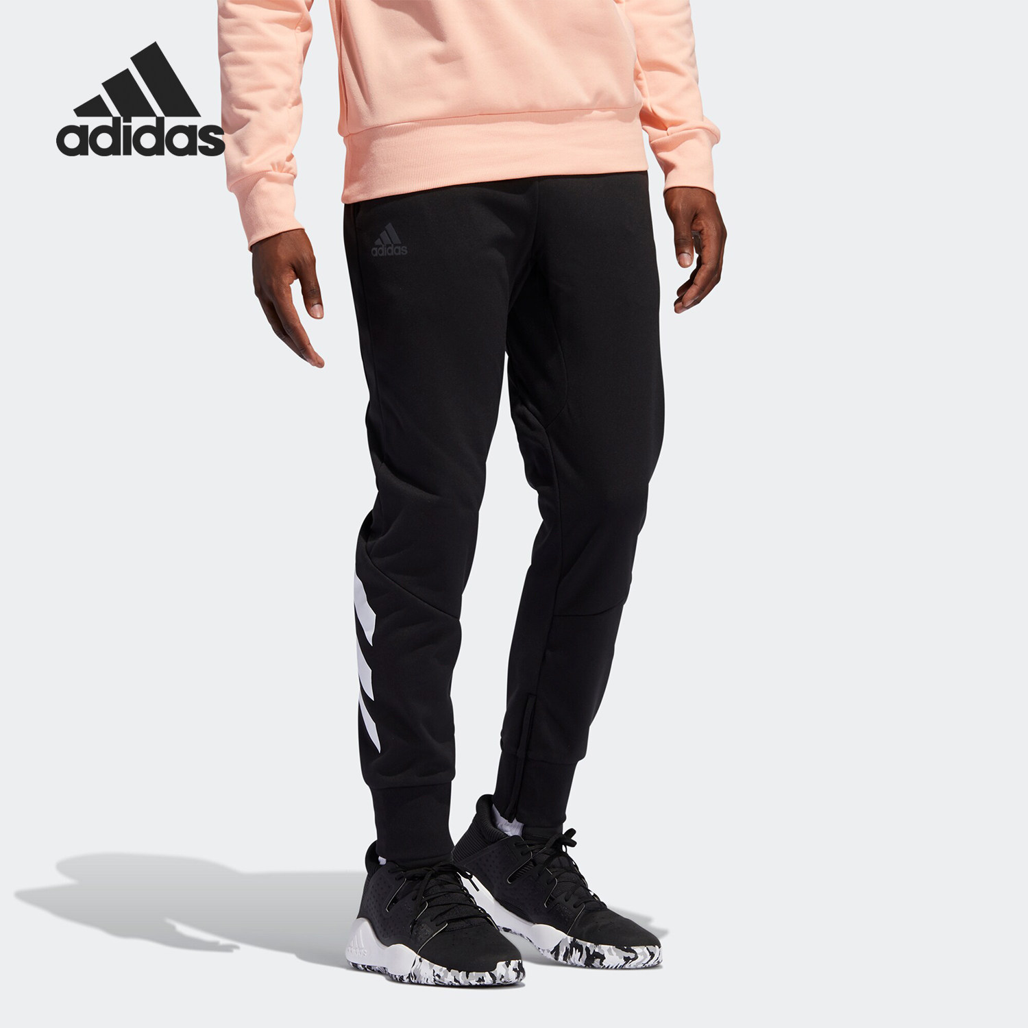 Adidas/阿迪达斯正品当季HARDEN FLE PANT男子篮球运动长裤FH7744