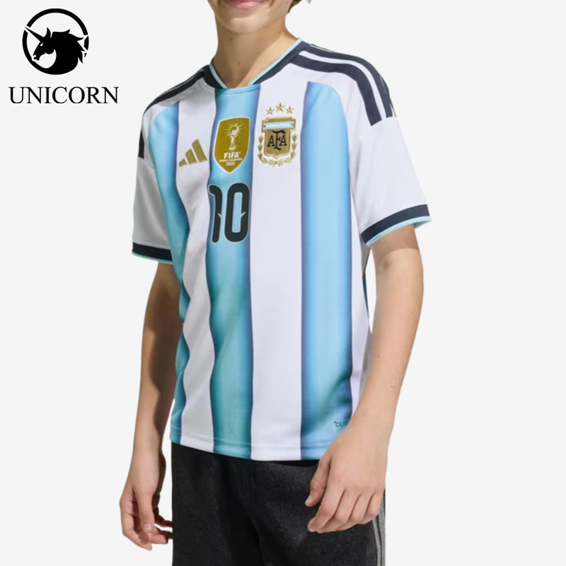 Adidas/阿迪达斯正品Argentina26HomeMesi短袖透气经典球衣KA8115