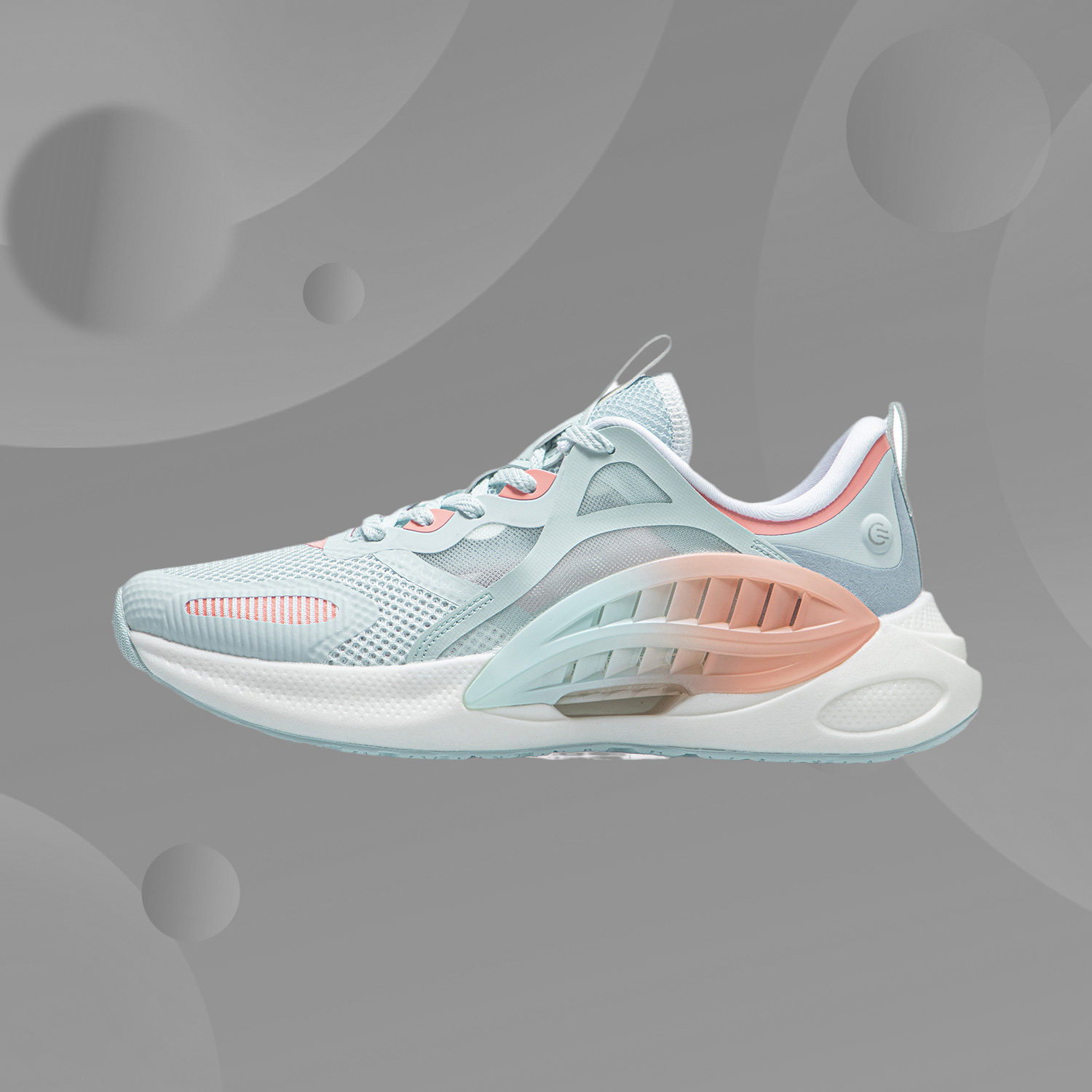 正品Lining李宁女子潮流休闲鞋弈星超凡透气跑步鞋时尚夏AGLR044