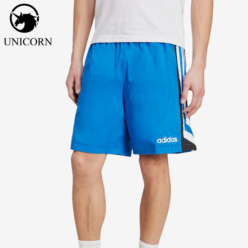 Adidas/阿迪达斯正品松紧中腰三分宽松休闲经典短裤男短裤JX3076
