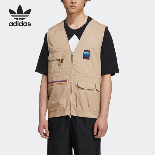 Adidas/阿迪达斯正品当季新款三叶草 男子舒适运动背心 GP1111