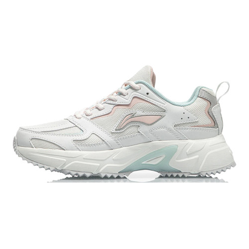 李宁正品休闲运动舒适透气回弹缓震超酷潮流低帮女子跑鞋ARLQ004