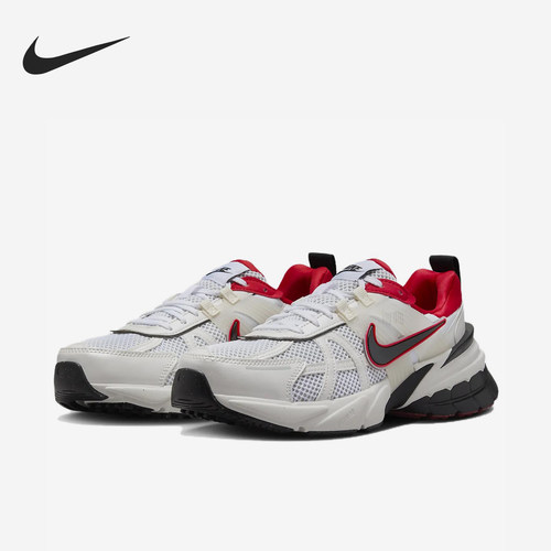 Nike耐克正品V2K Run男女同款轻盈透气低帮跑步鞋HF0120-100