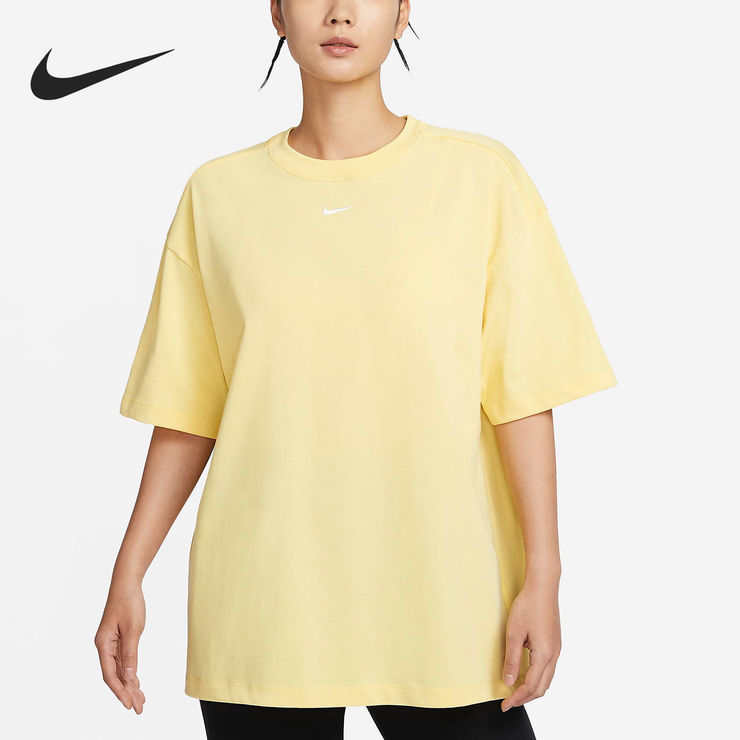 Nike/耐克正品Oversize 风女士新款宽松短袖T恤DX7911-722