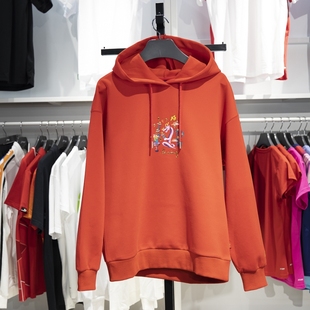 舒适针织套头连帽卫衣AWDU032 李宁正品 日进斗金系列女子时尚