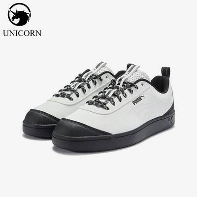 Puma/彪马正品Grounded新款男女白黑色街头经典休闲板鞋408705-01