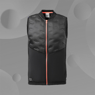 拼接 跑步系列运动保暖健身时尚 AYMR059 新品 李宁马甲男冬季