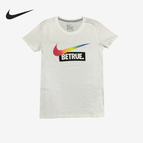 Nike/耐克正品BETRUE圆领套头短袖新款女短袖T恤AJ3323-100