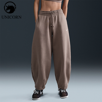 Nike/耐克正品2025秋季款女士 日常宽松针织透气长裤HJ0899-233