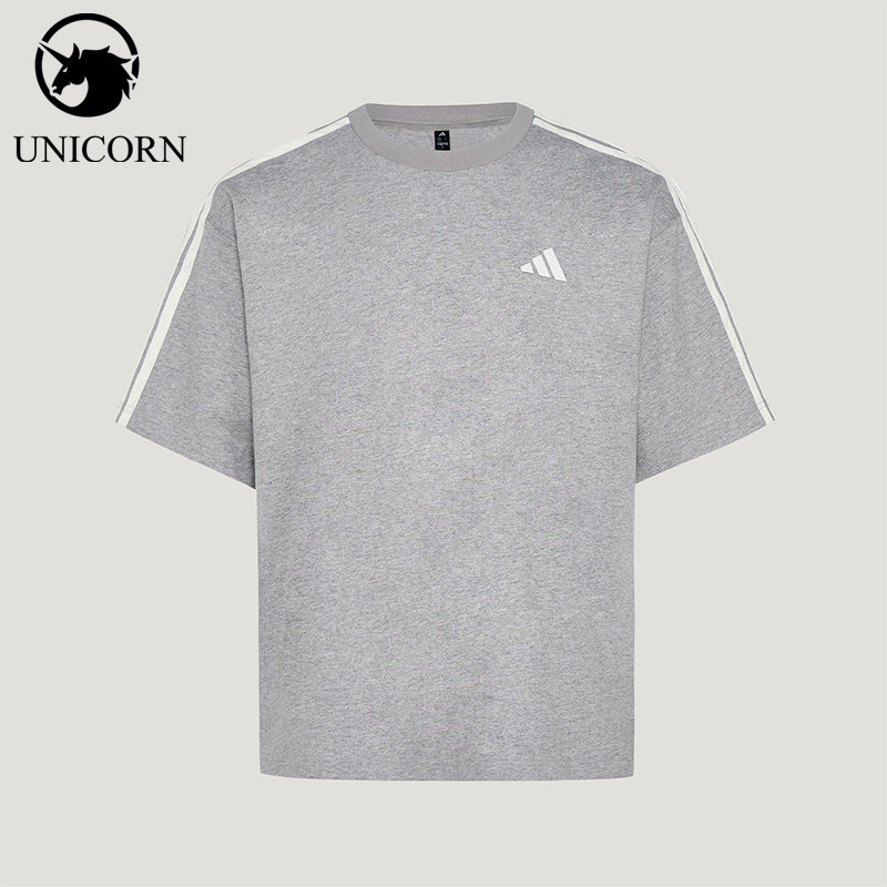 Adidas/阿迪达斯官方正品夏季款男士亲肤轻便时尚短袖体恤KR2555