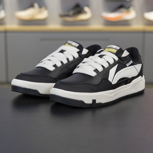 AGCU157 李宁正品 运动板鞋 80s男子舒适软弹厚底耐磨经典 COMMON