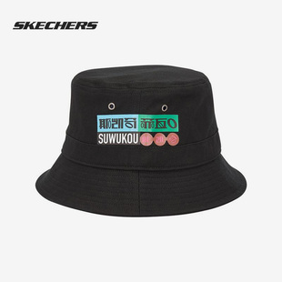 男女字母印花休闲渔夫帽 新款 L121U062 斯凯奇正品 Skechers