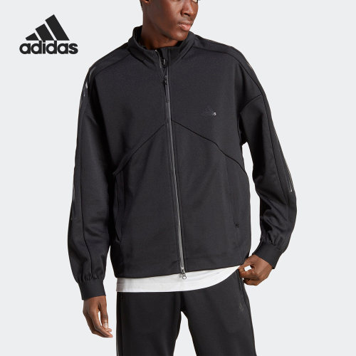 Adidas/阿迪达斯官方正品新款男子休闲运动立领夹克外套HY3785