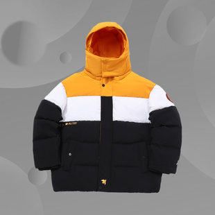 李宁正品 男童羽绒服男大童篮球系列宽松90%白鸭绒羽绒服YYMQ013