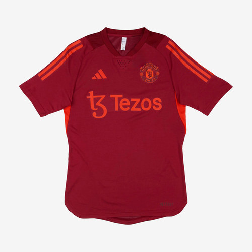 Adidas阿迪达斯正品曼联梦剧场男款场训短袖舒适休闲足球IA7244