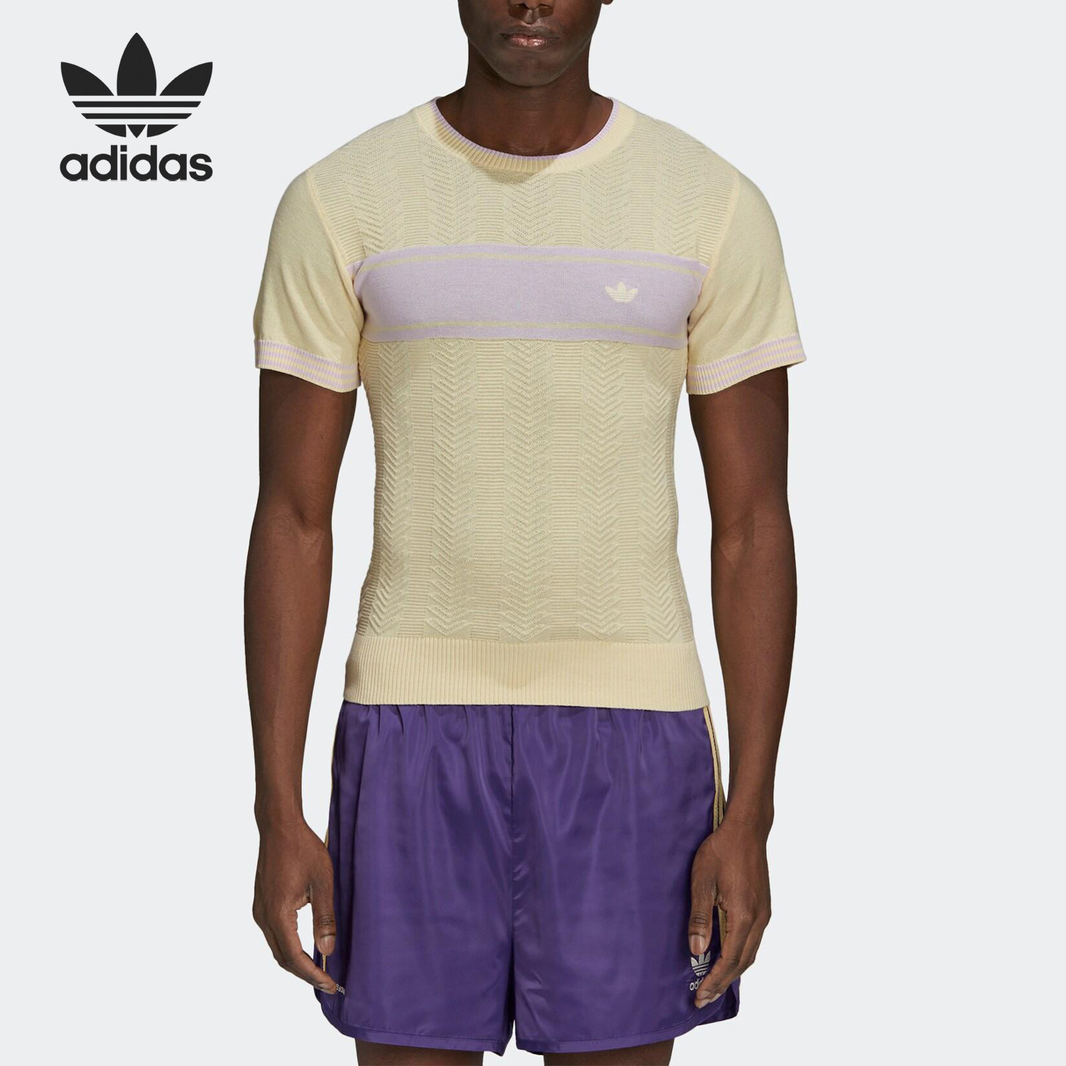 Adidas/阿迪达斯正品WALES BONNER男女经典吸湿排汗短袖T恤GU0751