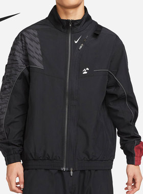 Nike/耐克正品新款男子印花立领休闲梭织夹克外套 CZ4669-010